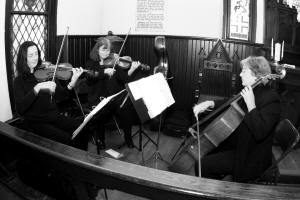 Carolina Strings play a wedding at St. Patricks in Charlotte